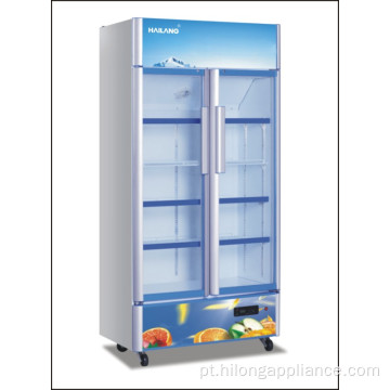 Expositor refrigerador vertical de bebida para loja de conveniência